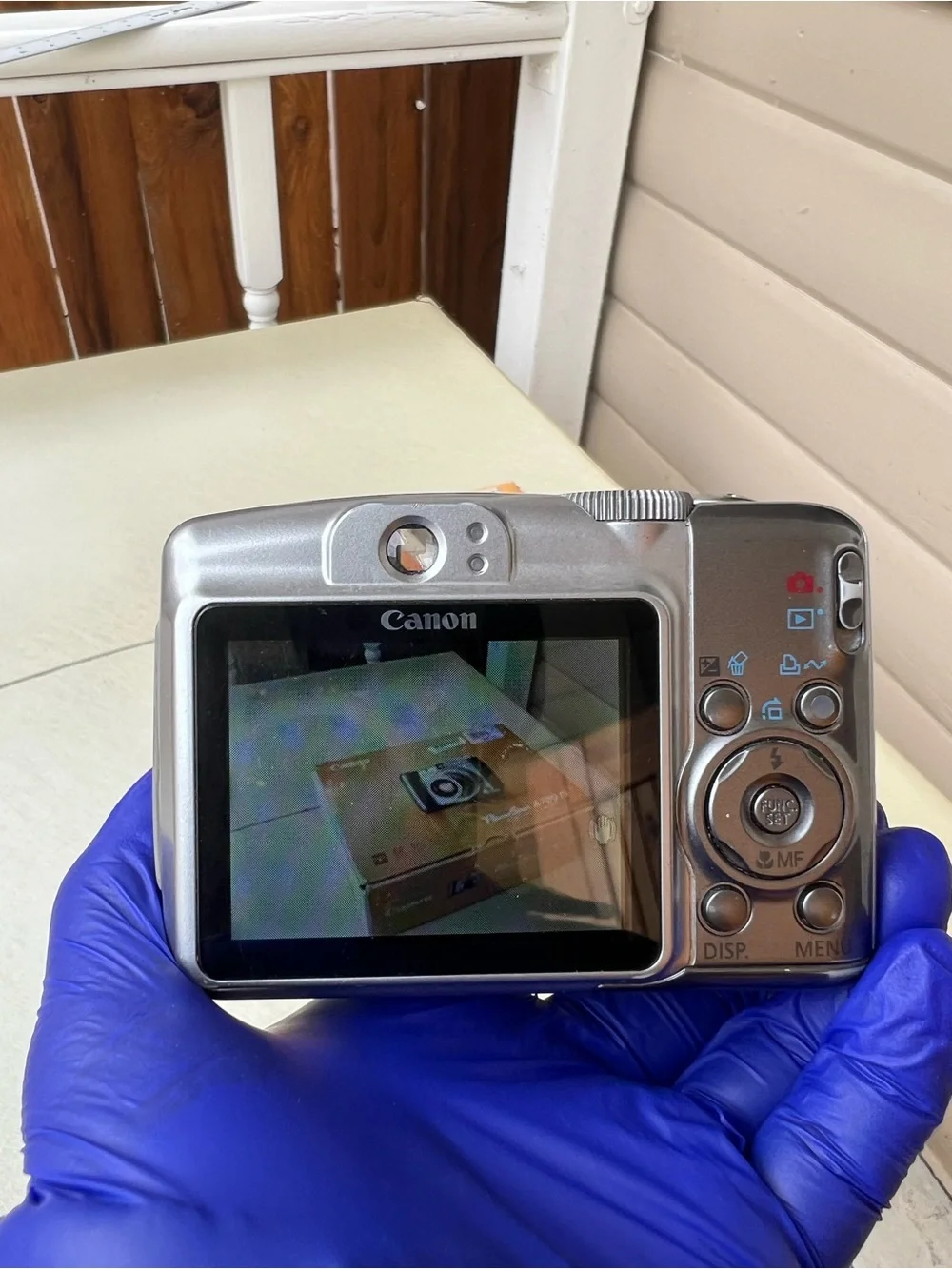Vintage Canon PowerShot A720 IS 8.0MP Digital Camera - Tested Working
